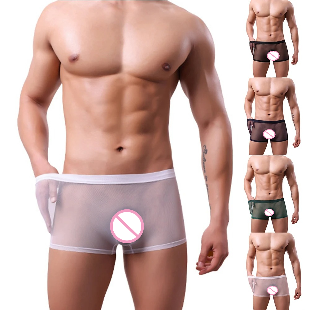 Boxer Shorts Modal - Men Underwear Ultra Thin Ice Silk
