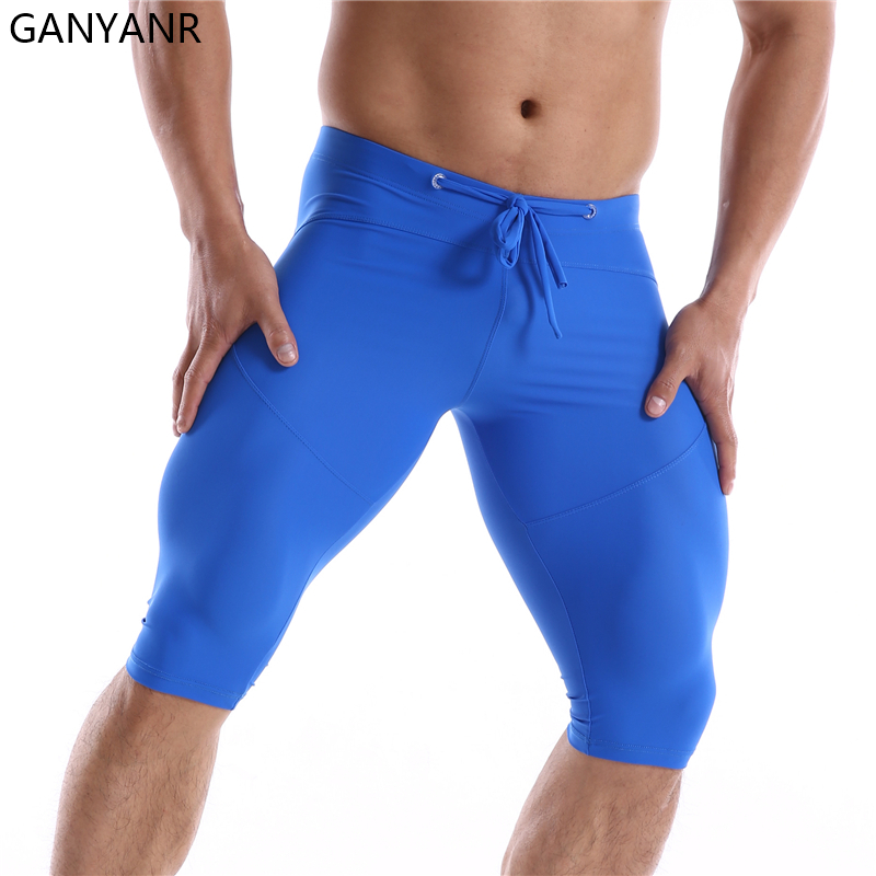 GANYANR Running Tights Men Com - огляд і ціна Compression Shorts Athletes