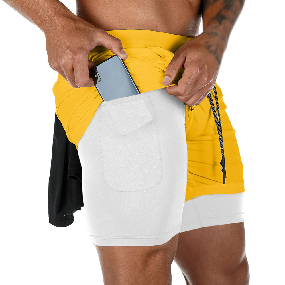 Men's Summer double-deck Quick - огляд і ціна Compression Shorts Athletes