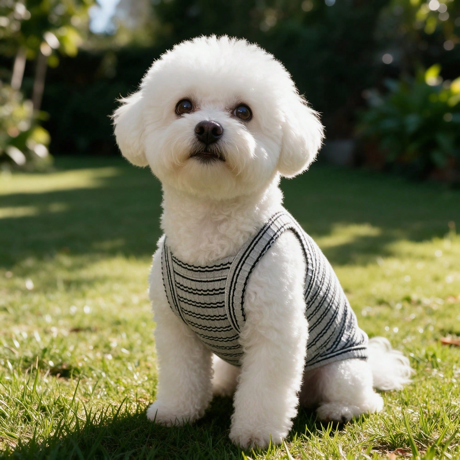 1PC Striped Ribbed Dog Tank To - огляд і ціна Tank Top Ribbed