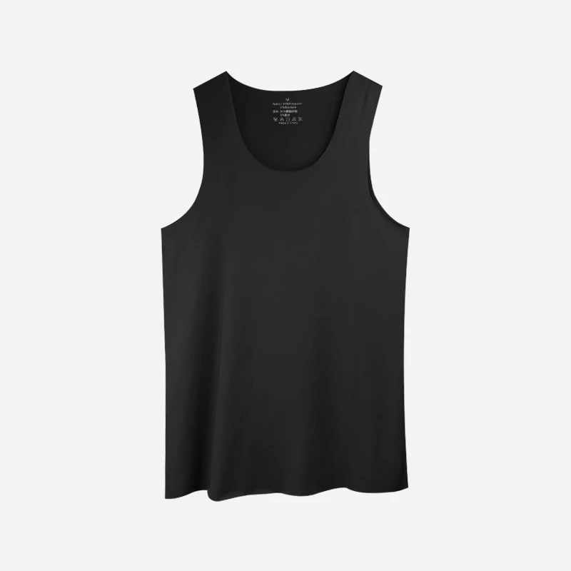 Men's Thin Vest U-Neck Large S - огляд і ціна Undershirt Crew Neck