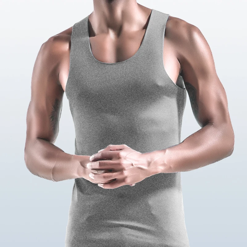 Men's Thin Vest U-Neck Large S - огляд і ціна Undershirt Crew Neck