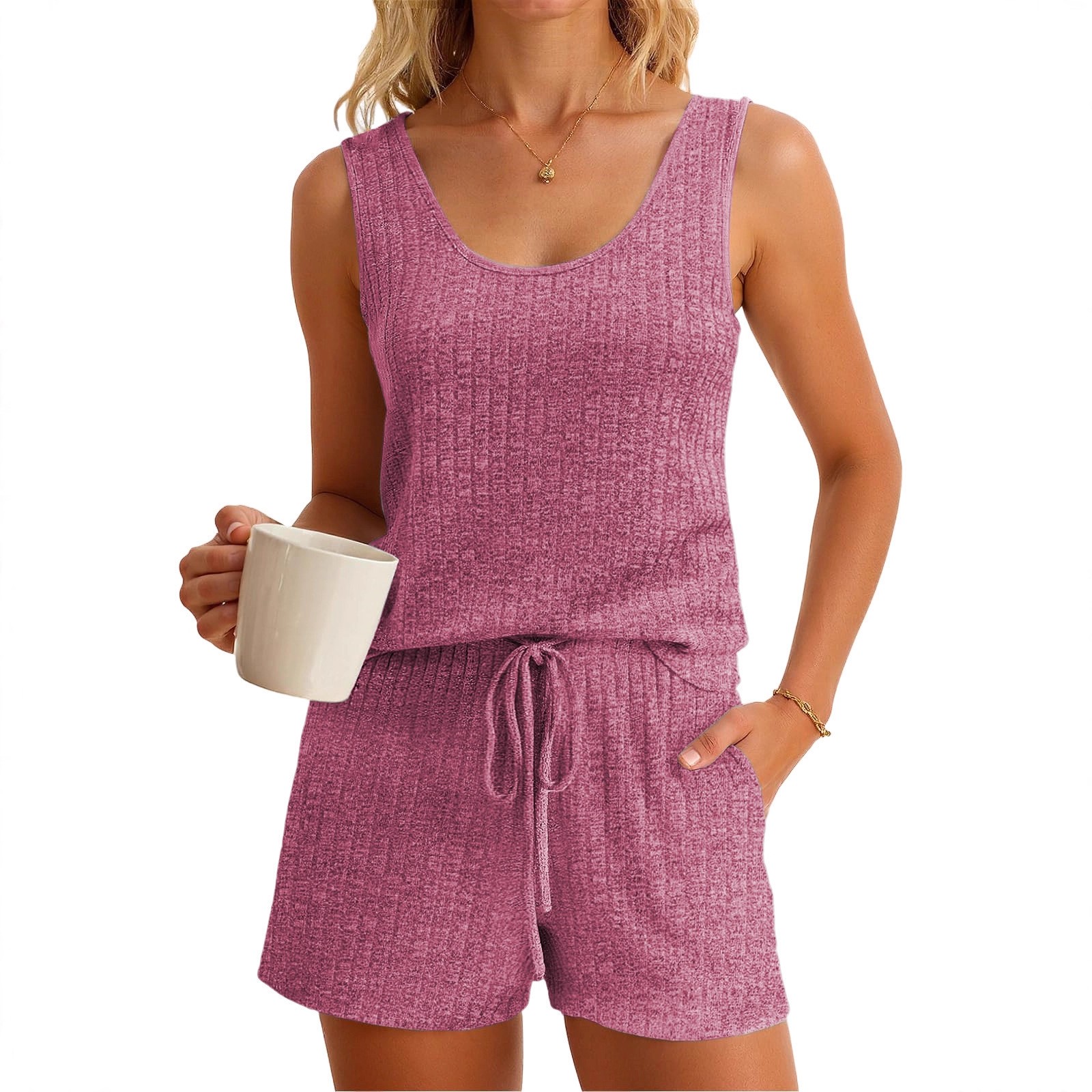 Women's Spring Summer Sleevele - огляд і ціна Tank Top Ribbed